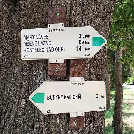 Kdovikde Ferienhaus Budyne nad Ohri